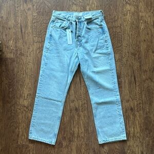 Topshop Editor jeans in Bleach; UK 10, EU 38, US 6; NWT